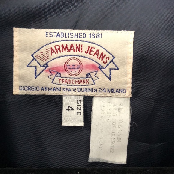 Armani Jeans 100% Linen Navy Casual Blazer 4 - Picture 2 of 8